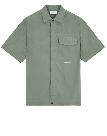 CHEMISE MANCHES COURTES Bleu